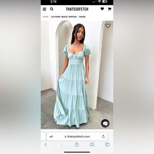 THATSSOFETCH Levona Maxi Dress